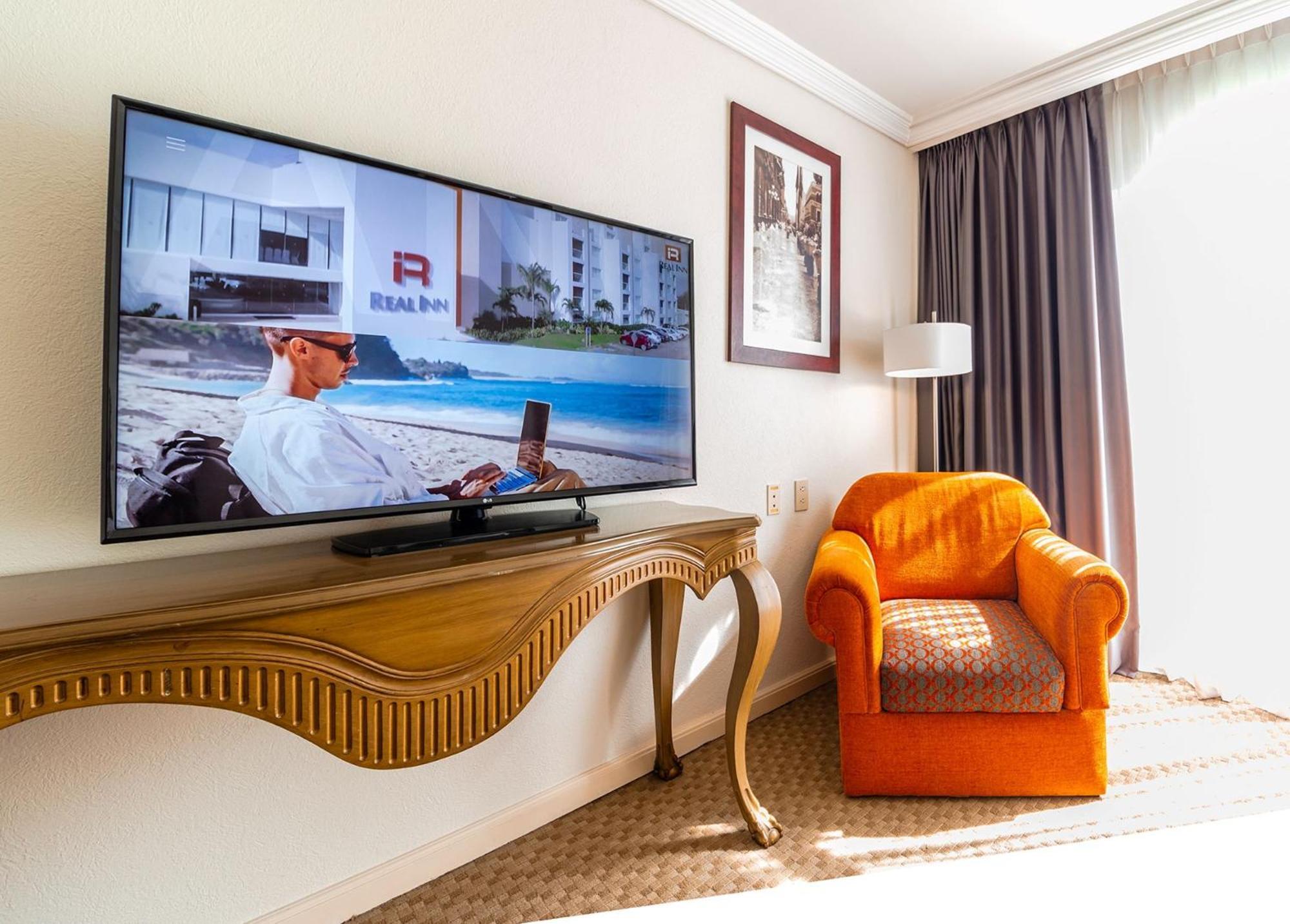 普埃布拉安吉罗波利斯卡米奥真实酒店 外观 照片 A television set